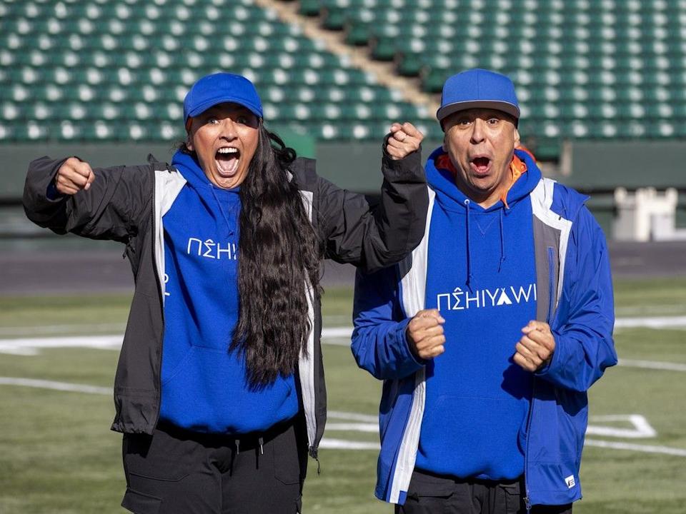 Skylene “Nipîy” Gladue (left) and husband Blair Gladue are competitors on season 11 of The Amazing Race Canada. Handout photo