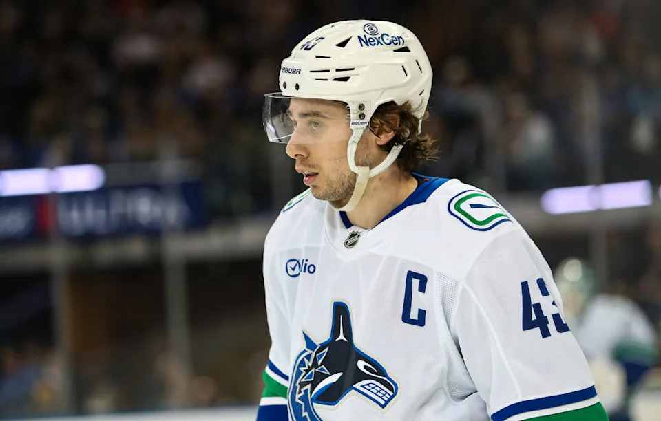 Vancouver Canucks defenseman Quinn Hughes is under contract for two more seasons.Danny Wild-Imagn Images