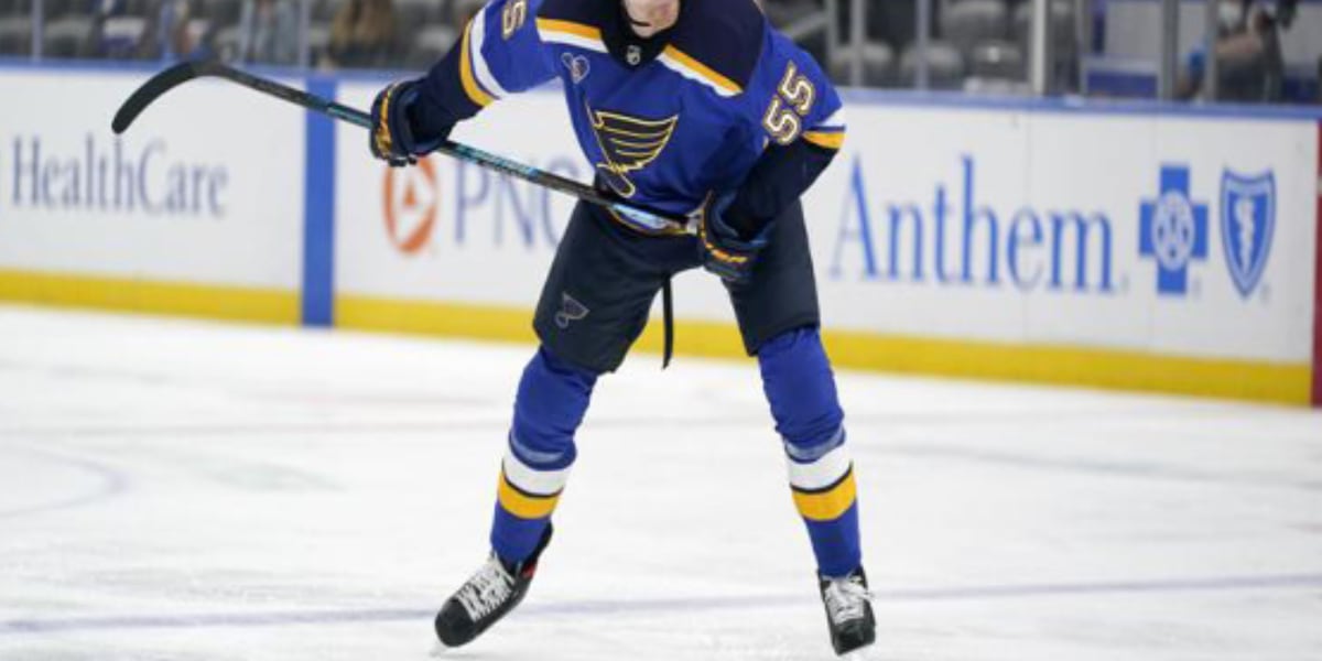 St. Louis Blues defenseman Colton Parayko is out for 6 weeks after injuring his left knee
