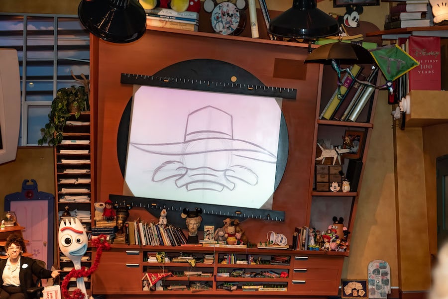 Drawing some favorite Disney “ducks” with our Animation Academy artists