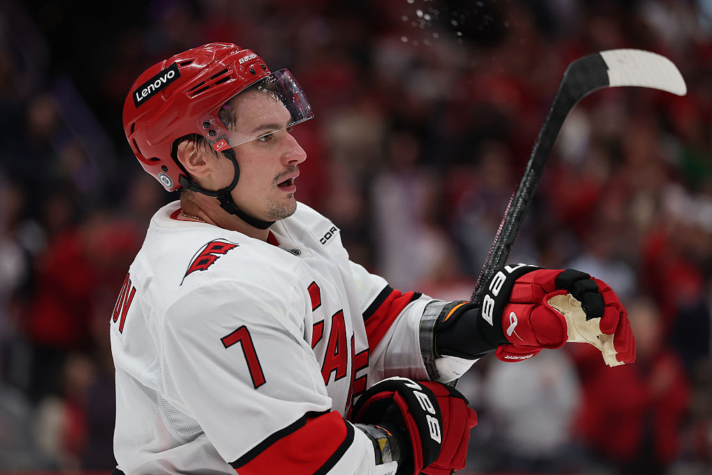 San Jose Sharks' Dmitry Orlov had tough exit from Carolina Hurricanes