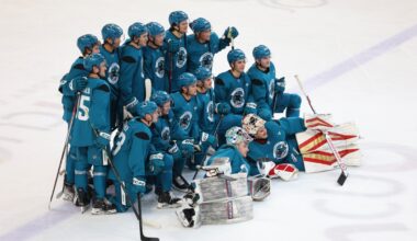 Eric Pohlkamp’s hat trick, Michael Misa’s assist highlight Sharks prospect scrimmage, end of development camp - The Mercury News