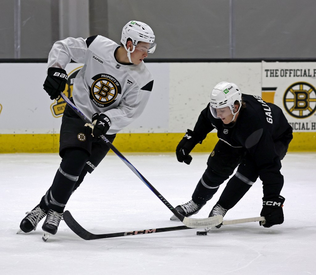 Sounds like Bruins' top prospect James Hagens headed back to school