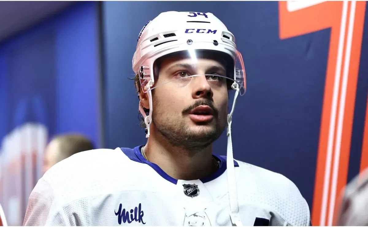 Video: After Mitch Marner's exit, Auston Matthews' potential Maple Leafs teammates drop gloves in training brawl