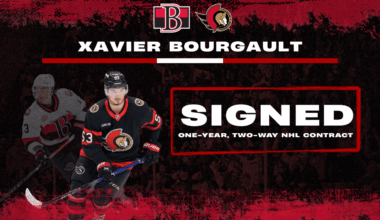 Bourgault back with Senators on one-year, two-way, NHL extension – Belleville Sens