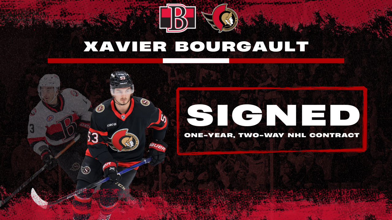 Bourgault back with Senators on one-year, two-way, NHL extension – Belleville Sens