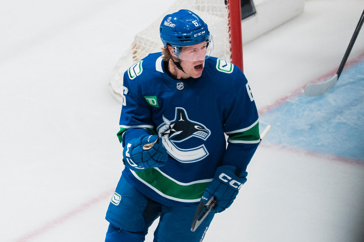 Brock Boeser Vancouver Canucks