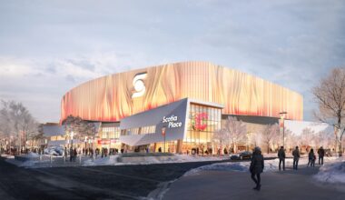 Taking a look at the construction of Scotia Place after one year