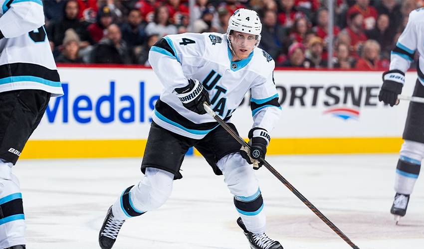 Utah defenseman Juuso Valimaki out 8-9 months after surgery to repair a torn ACL