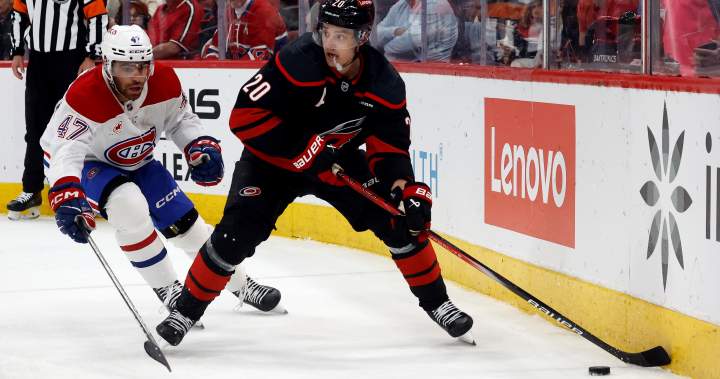 Call of the Wilde: Montreal Canadiens stifled in 4-1 loss to Carolina Hurricanes - Montreal