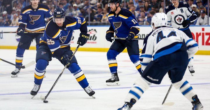 Disastrous start sinks Winnipeg Jets in 7-2 Game 3 loss in St. Louis - Winnipeg