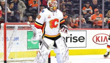 The Night the Goalies Threw Down: Smith and Talbot Re-Ignite the Battle of Alberta - The Hockey Writers - Edmonton Oilers