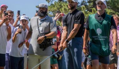 Ex-San Jose Shark Joe Pavelski tied for lead in American Century celebrity golf tournament