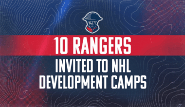 Rangers Send 10 Players to NHL Development Camps