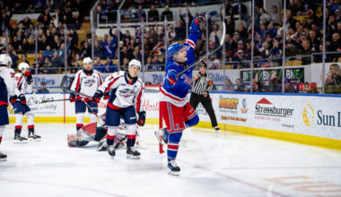 Game Recap: Rangers Score Seven In High-Scoring Victory Over Spitfires
