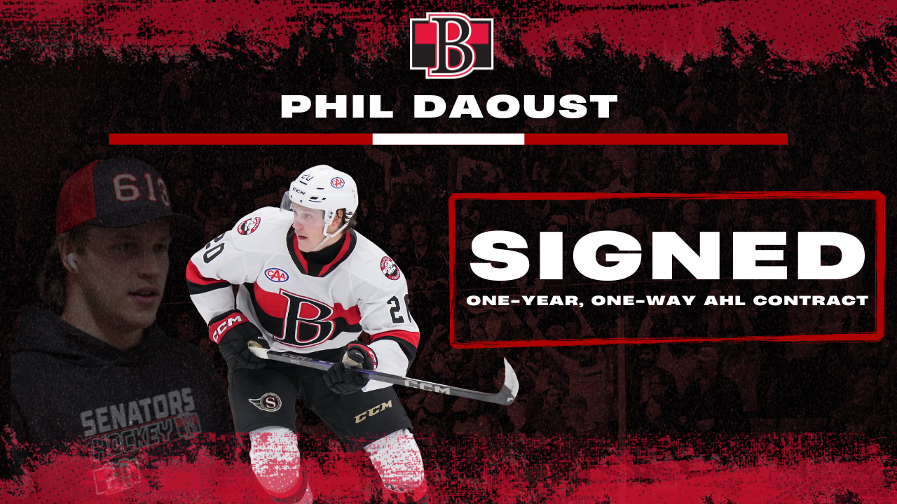 Daoust looks to continue growth in Belleville on fresh AHL contract – Belleville Sens