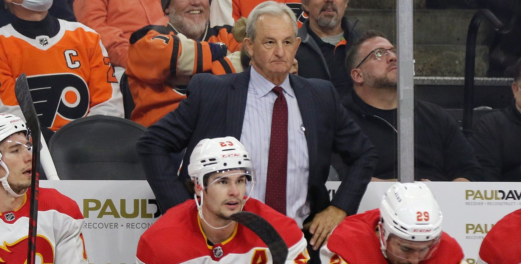 Flames Coaches Ryan Huska and Darryl Sutter Never the Problem