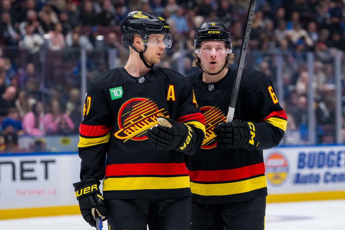 Elias Pettersson Brock Boeser Vancouver Canucks