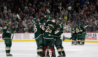 Eriksson Ek, Kaprizov return to lead the Wild past the Sharks, 8-7 in overtime