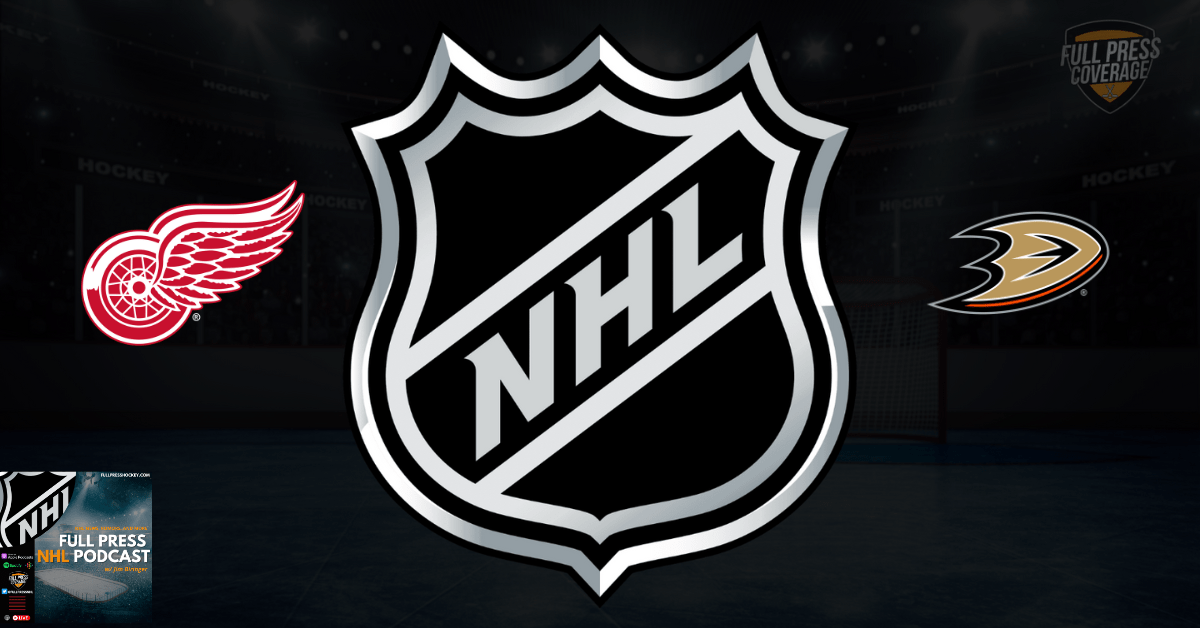 Detroit Red Wings and Anaheim Ducks