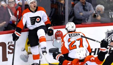 Bobby Brink, Travis Konecny lead Flyers to win over Devils