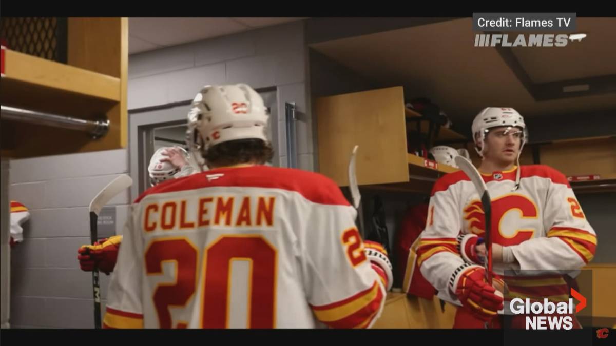 Click to play video: 'The season so far for the Calgary Flames'