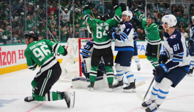 Mikko Rantanen has a goal and 2 assists for Stars in 5-2 win over Jets to take a 2-1 series lead