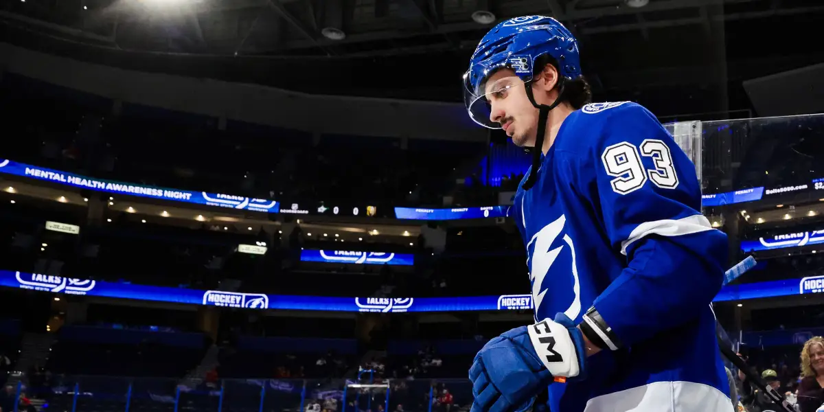 Gage Goncalves of the Tampa Bay Lightning