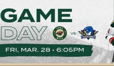 GAME PREVIEW: IOWA WILD AT SPRINGFIELD THUNDERBIRDS