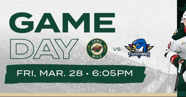 GAME PREVIEW: IOWA WILD AT SPRINGFIELD THUNDERBIRDS