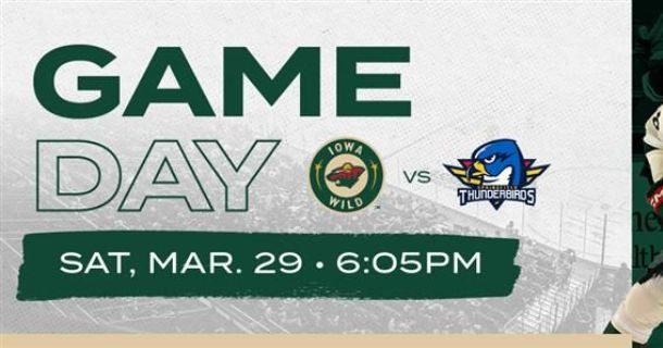 GAME PREVIEW: IOWA WILD AT SPRINGFIELD THUNDERBIRDS