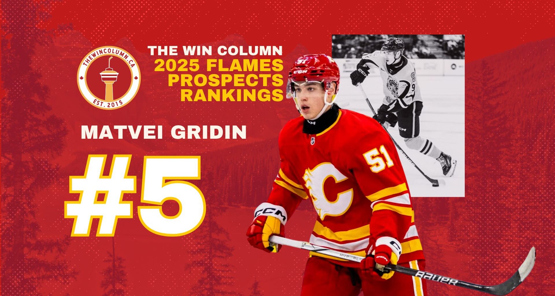 Calgary Flames 2025 Prospects Rankings: #5 Matvei Gridin