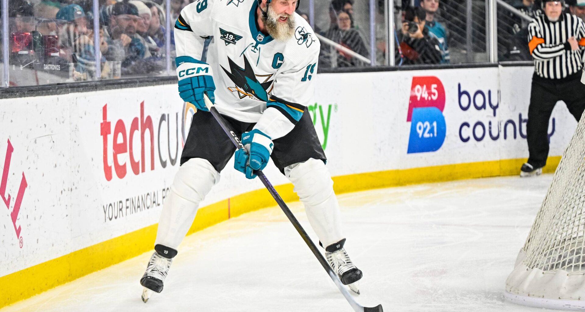 San Jose Sharks legend Joe Thornton.