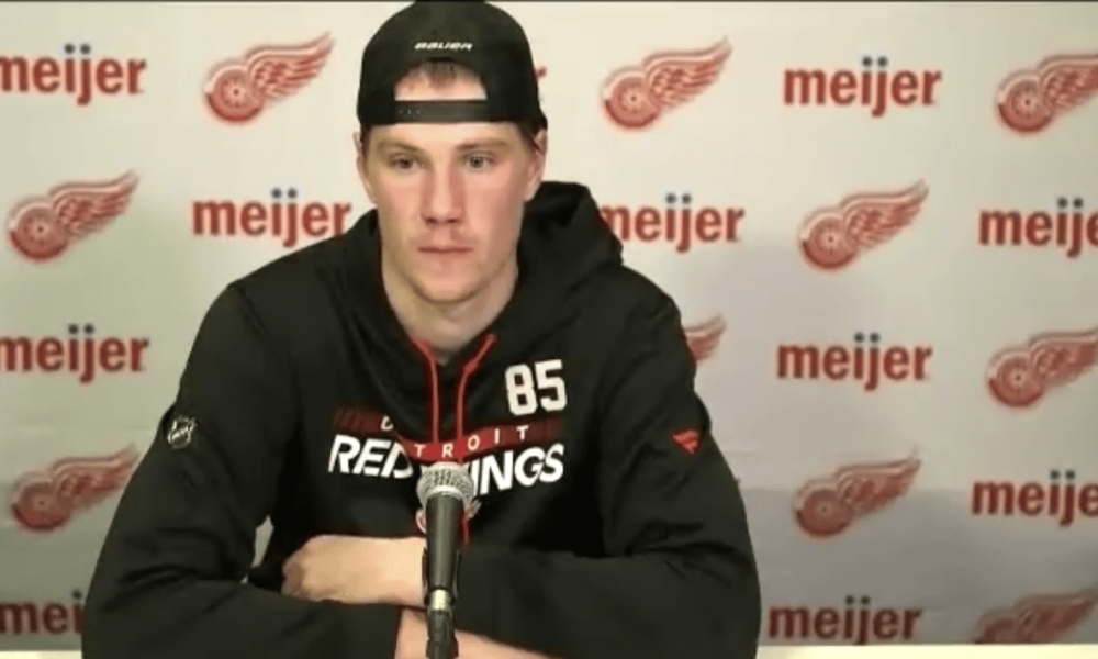 Elmer Soderblom, Red Wings