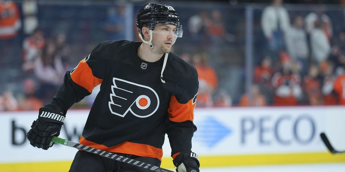 Philadelphia Flyers winger James van Riemsdyk