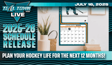 2025-26 San Jose Sharks & NHL Regular Season Schedule Release - 7/16/2025 - Teal Town USA Live