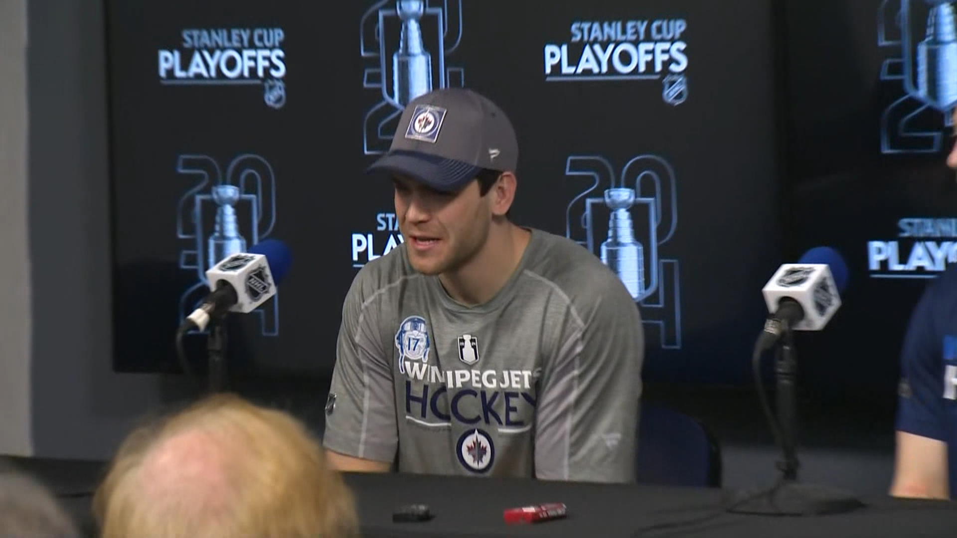 Click to play video: 'RAW: Winnipeg Jets Lowry & Connor Interviews – Apr. 21'