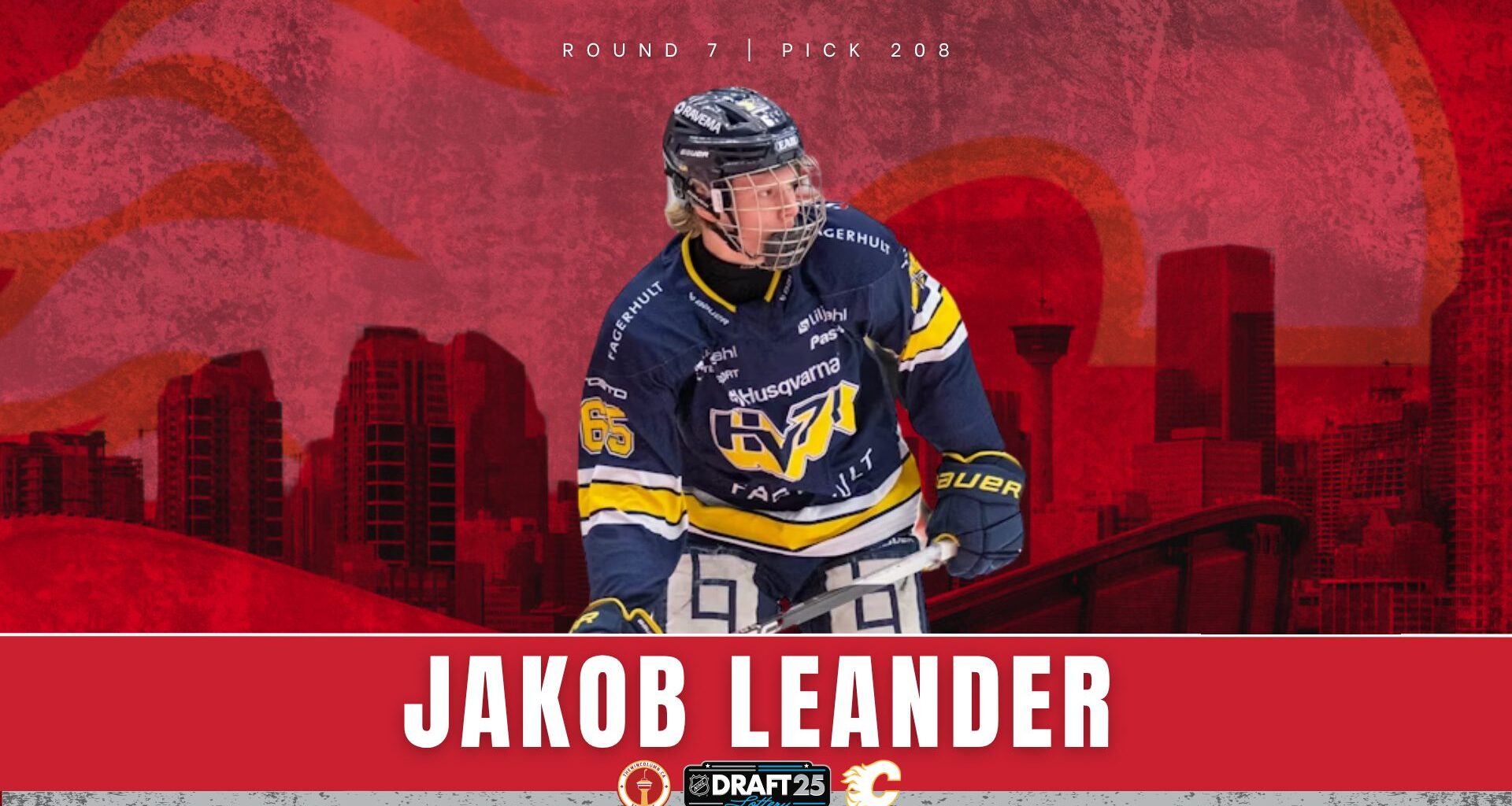 Calgary Flames 2025 Draft Profile: Jakob Leander