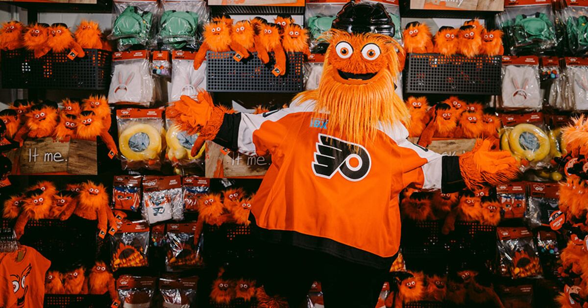 Flyers launch new Gritty shop at Wells Fargo Center