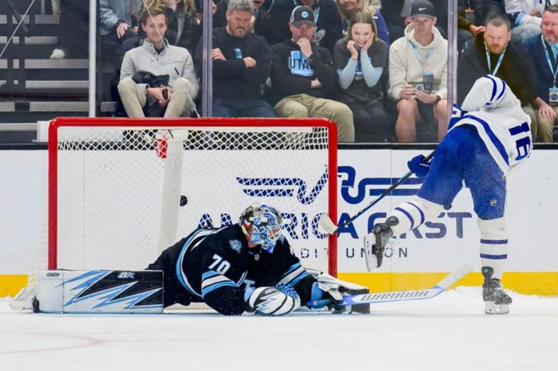 Marner scores in shootout to give Maple Leafs 4-3 win over Utah