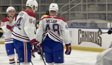 Montreal Canadiens Mesar and Mailloux