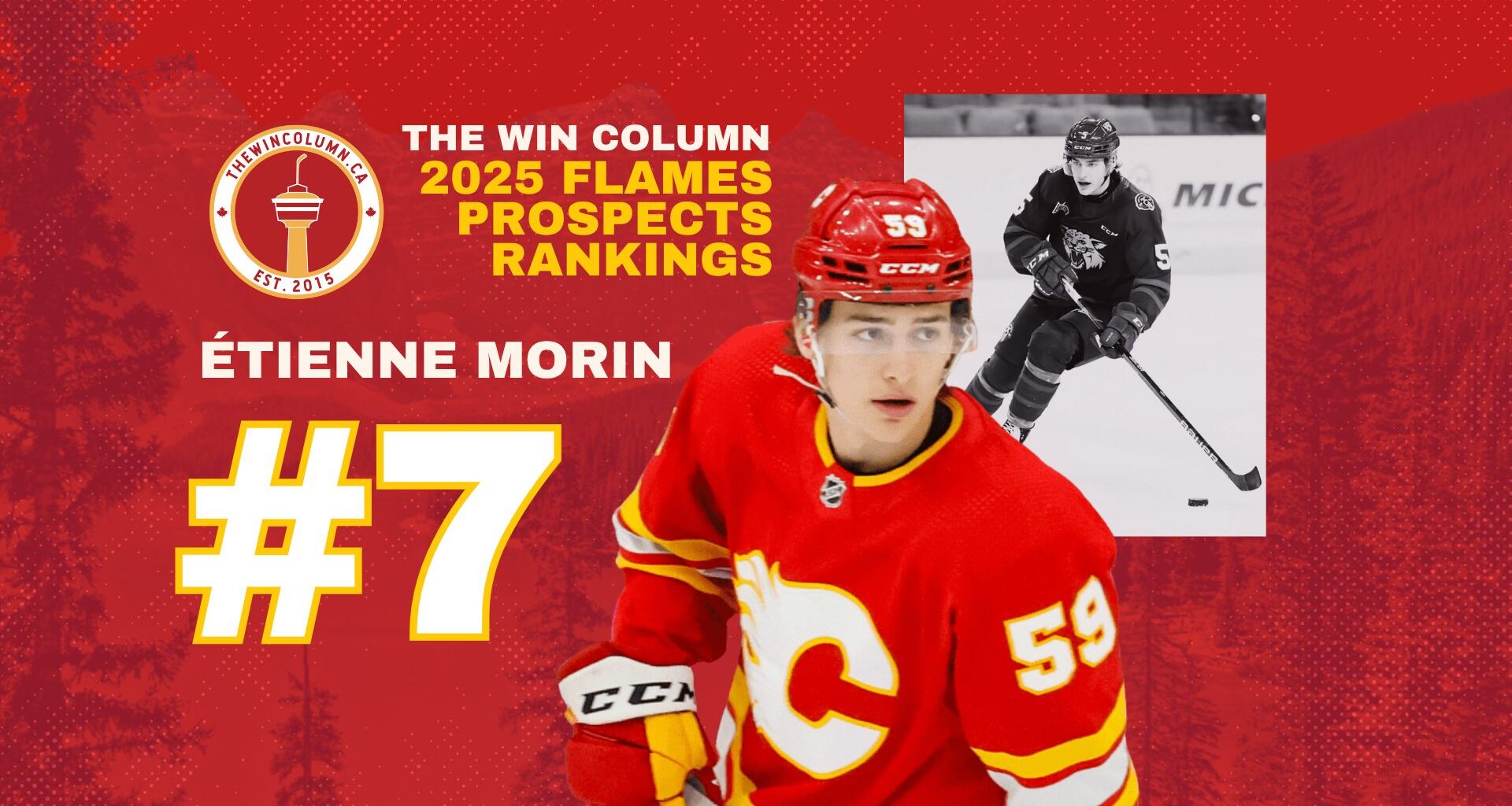 Calgary Flames 2025 Prospects Rankings: #7 Etienne Morin