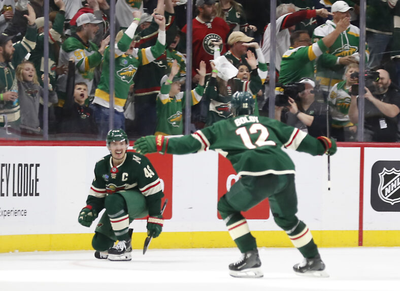 NHL: Stanley Cup Playoffs-Vegas Golden Knights at Minnesota Wild