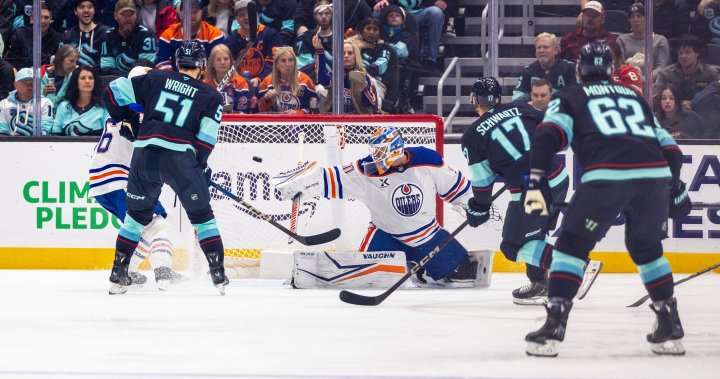 Kraken cruise to 6-1 win over Oilers - Edmonton