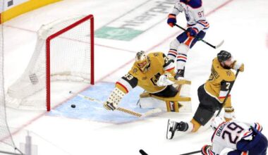 Oilers beat Golden Knights 5-4 in OT, for a 2-0 series lead - Edmonton