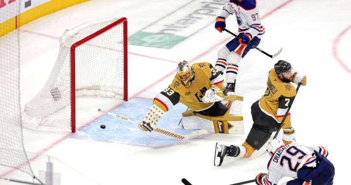 Oilers beat Golden Knights 5-4 in OT, for a 2-0 series lead - Edmonton