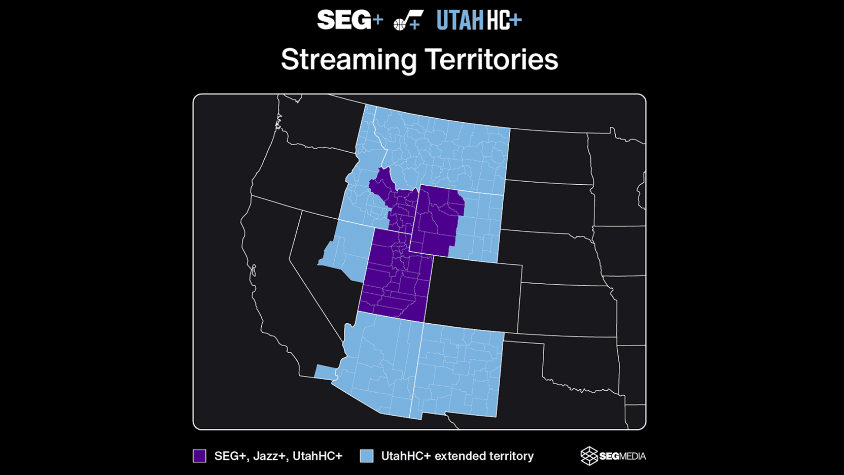 SEG Media map of where the streaming services are available