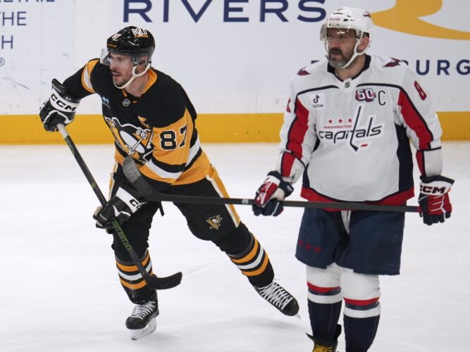 Crosby dazzles as Penguins top Capitals 5-2 in season finale | News, Sports, Jobs