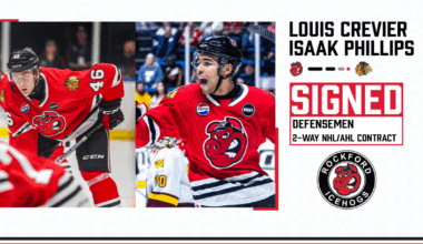 Rockford IceHogs | Blackhawks Re-Sign Crevier and Phillips to Two-Way…
