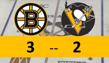 Late Surge Isn't Enough to Lift Penguins Past Boston